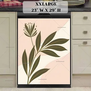 Preview of Minimalist Botanical Line Art magnet in XX Large size.