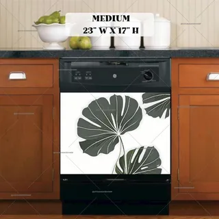 Preview of Minimalist Tropical Leaves magnet in Medium size.