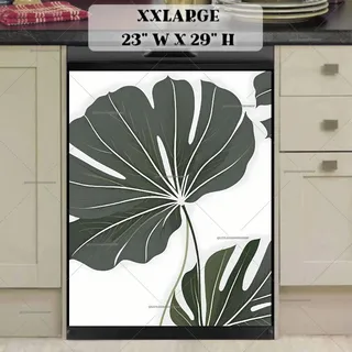 Preview of Minimalist Tropical Leaves magnet in XX Large size.