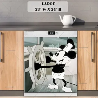 Preview of Mickey Mouse – Steamboat Willie magnet in Large size.