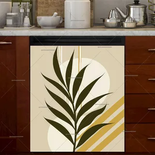 Preview of Mid-Century Modern Botanical Art magnet.