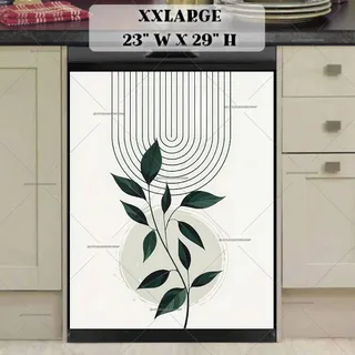 Preview of Mid-Century Botanical Art magnet in XX Large size.