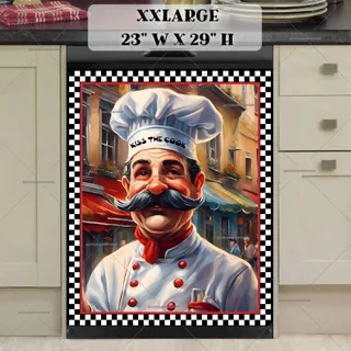 Preview of Cute Italian Chef magnet in XX Large size.