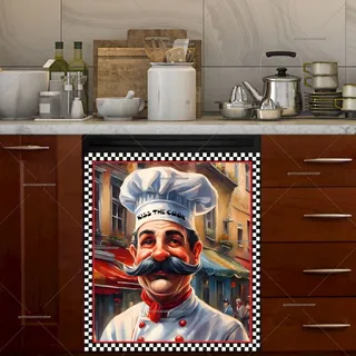 Preview of Cute Italian Chef magnet.