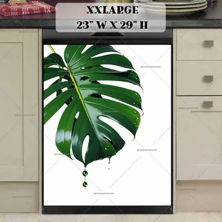 Preview of Abstract Monstera Leaf magnet in XX Large size.