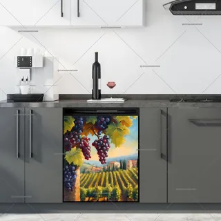 Preview of Tuscan Landscape with Winery magnet.