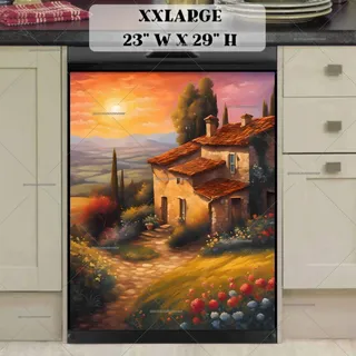 Preview of Beautiful Tuscan Sunset magnet in XX Large size.