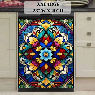 Preview of Bohemian Colorful  Mandala magnet in XX Large size.