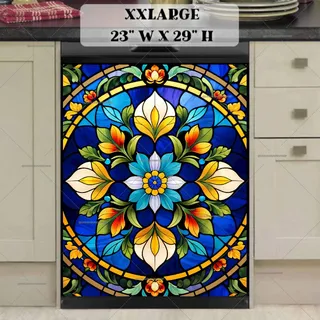 Preview of Bohemian Flower Mandala magnet in XX Large size.