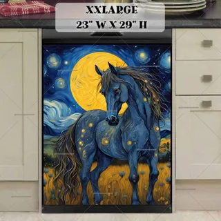 Preview of Starry Night Stallion magnet in XX Large size.