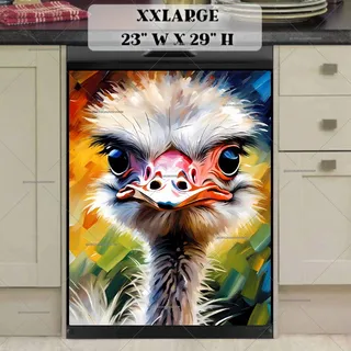 Preview of Oscar the Ostrich Baby magnet in XX Large size.