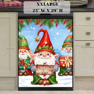 Preview of Cute Christmas Gnomes magnet in XX Large size.