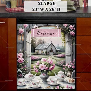 Preview of Afternoon Tea at the Farmhouse magnet in Extra Large size.