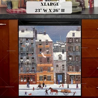 Preview of Route Glissante Paris by Michel Delacroix magnet in Extra Large size.