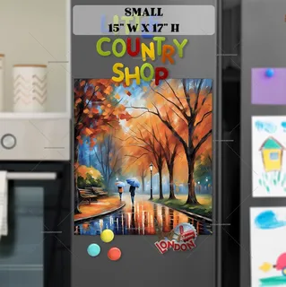 Preview of October Walk in the Park magnet in Small size.