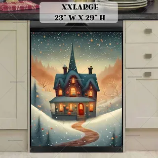 Preview of Prim Christmas Farmhouse magnet in XX Large size.