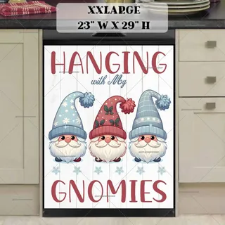 Preview of Three Little Christmas Gnomes magnet in XX Large size.