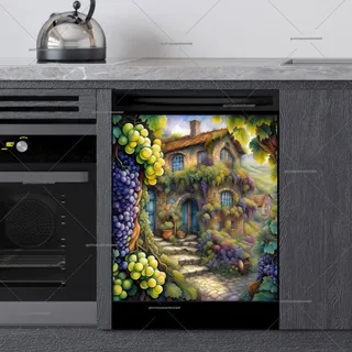 Preview of Tuscan Winery Cottage magnet.