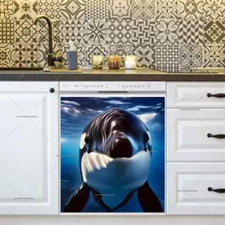 Preview of Beautiful Killer Whale in the Ocean magnet.