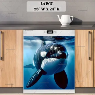 Preview of Majestic Orca in the Ocean magnet in Large size.