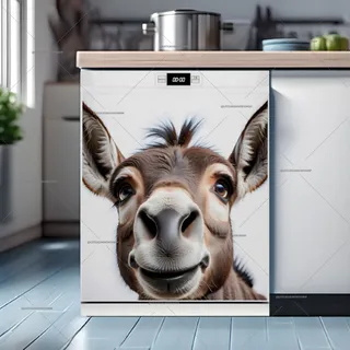 Preview of Curious Donkey magnet.