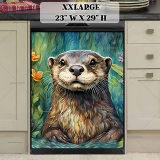 Preview of Adorable Little Otter magnet in XX Large size.