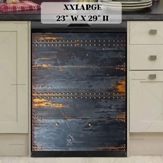 Preview of Rusty Metal Sheets magnet in XX Large size.