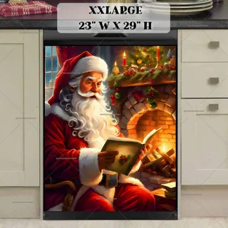 Preview of Santa in a Cozy Room magnet in XX Large size.