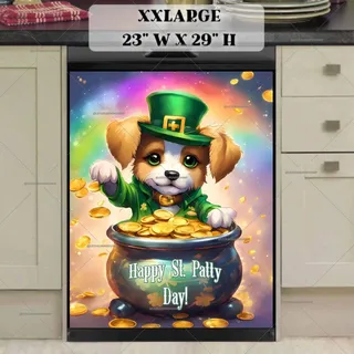 Preview of Little St’ Patrick Day Puppy magnet in XX Large size.