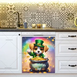 Preview of Little St’ Patrick Day Puppy magnet.