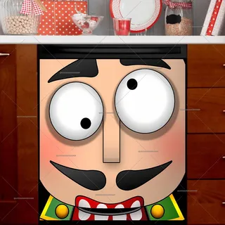 Preview of Silly Nutcracker Face magnet.