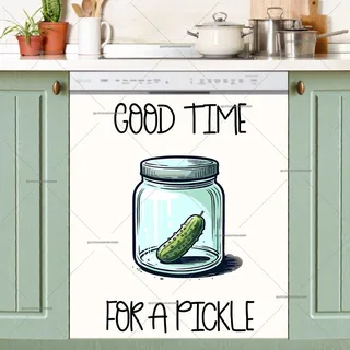 Preview of Good Time for a Pickle magnet.