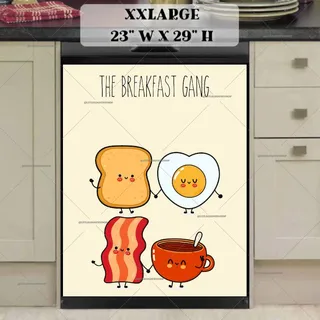 Preview of The Breakfast Gang magnet in XX Large size.