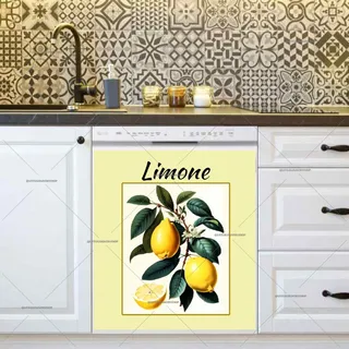 Preview of Lemon Art Poster magnet.