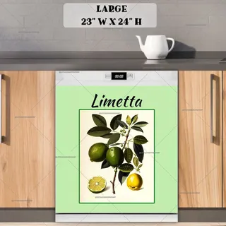 Preview of Lime Art Poster magnet in Large size.