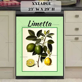 Preview of Lime Art Poster magnet in XX Large size.