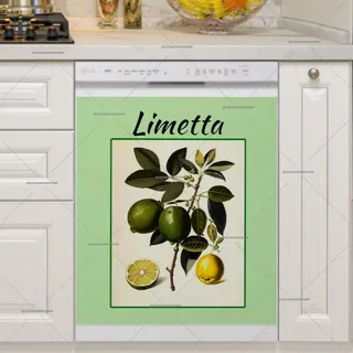 Preview of Lime Art Poster magnet.