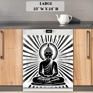 Preview of Relaxing Buddha magnet in Large size.