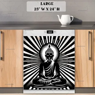 Preview of Meditating Buddha magnet in Large size.