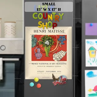 Preview of Henri Matisse Art Gallery Poster magnet in Small size.