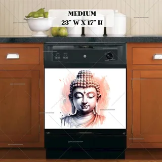 Preview of Beautiful Buddha Portrait magnet in Medium size.