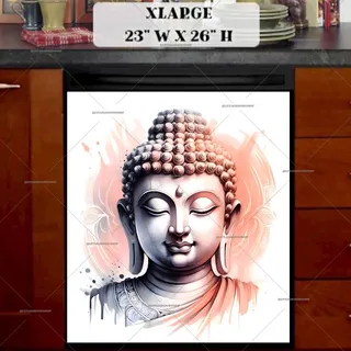 Preview of Beautiful Buddha Portrait magnet in Extra Large size.