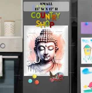 Preview of Beautiful Buddha Portrait magnet in Small size.