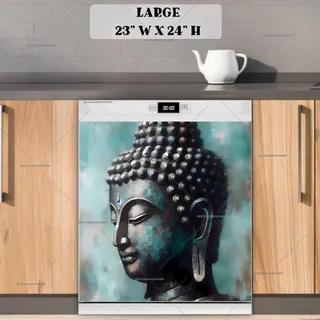 Preview of Antique Buddha Portrait magnet in Large size.