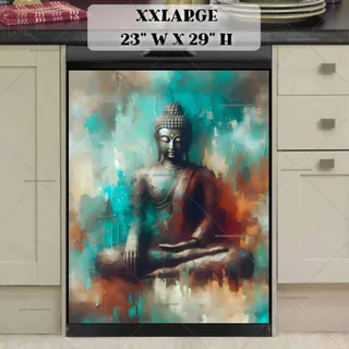 Preview of Beautiful Abstract Buddha magnet in XX Large size.