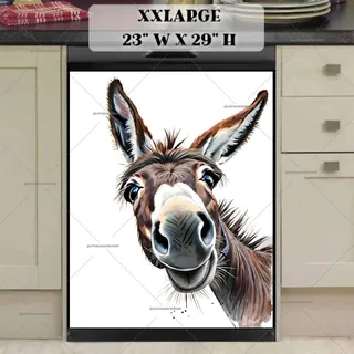 Preview of Funny Peeking Donkey magnet in XX Large size.