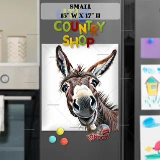 Preview of Funny Peeking Donkey magnet in Small size.