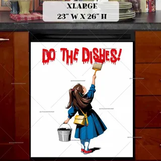 Preview of Do the Dishes! magnet in Extra Large size.