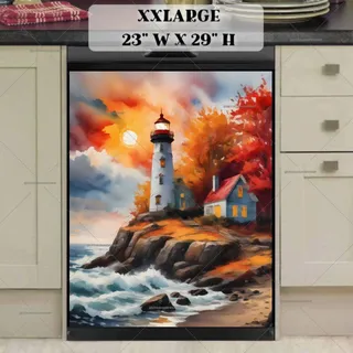 Preview of Autumn Lighthouse magnet in XX Large size.