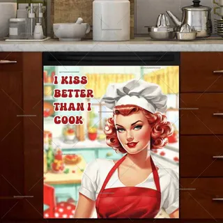 Preview of Pin-Up Girl Cook magnet.